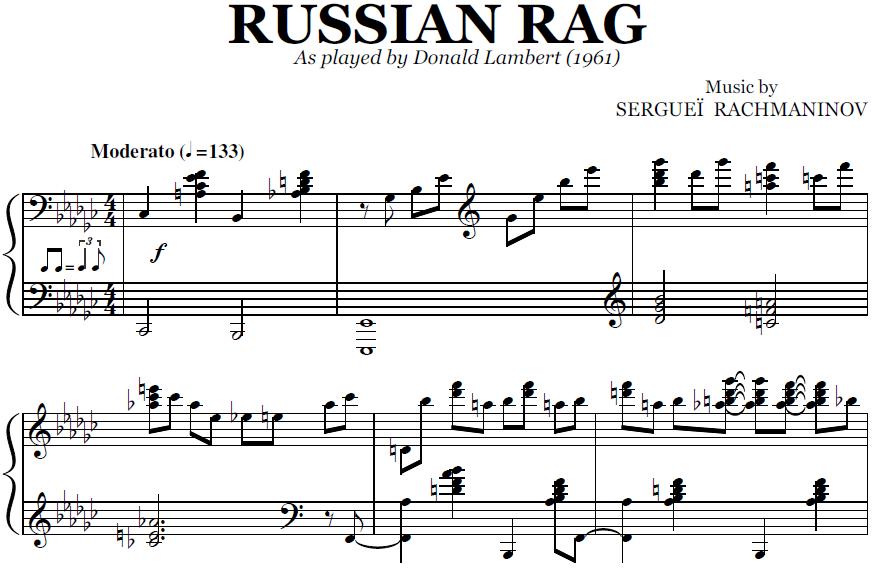 Donald Lambert - Russian Rag