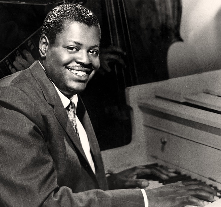 Oscar Peterson at the piano